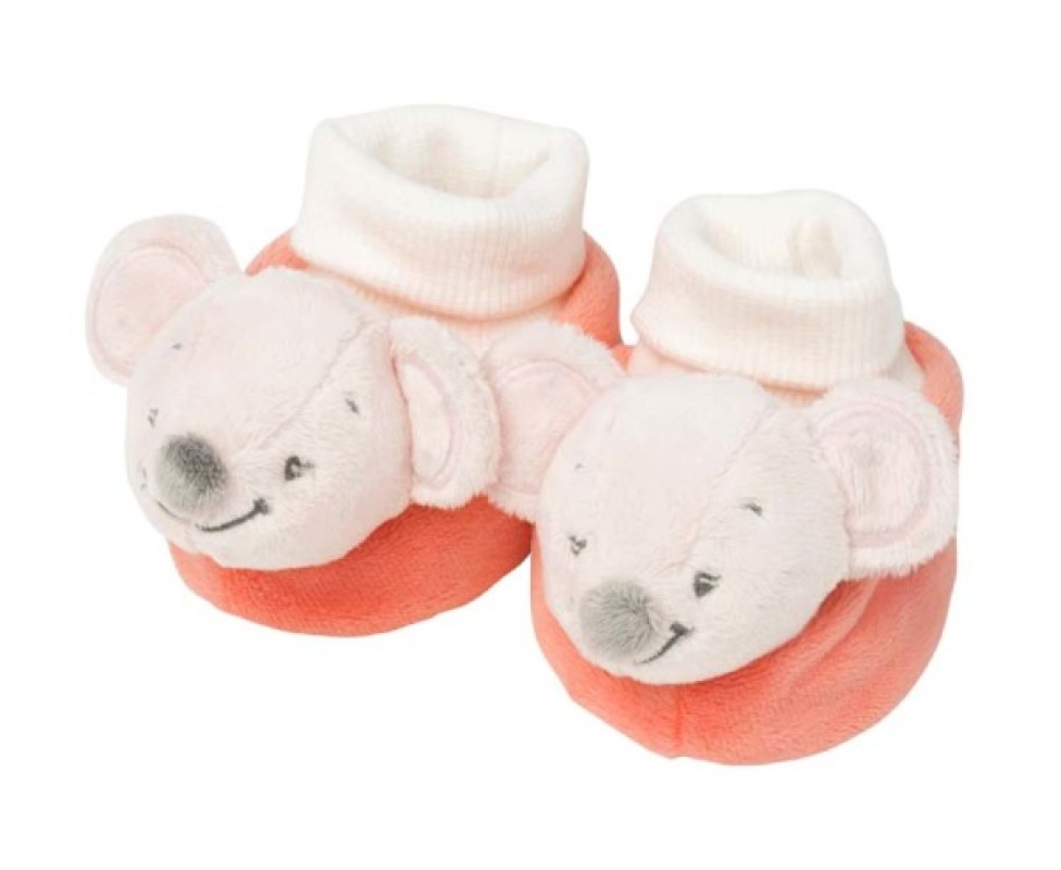 Nattou Chaussons Souris Valentine Nattou Chaussons Souris Valentine