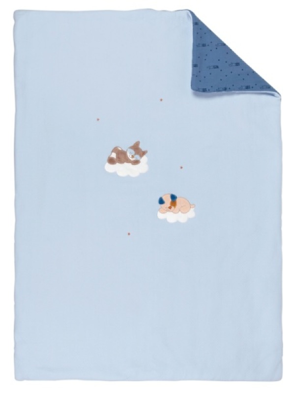 Couverture Jim et Bob- 100 x 135 cm Nattou Couverture Jim et Bob- 100 x 135 cm de chez Nattou, collection