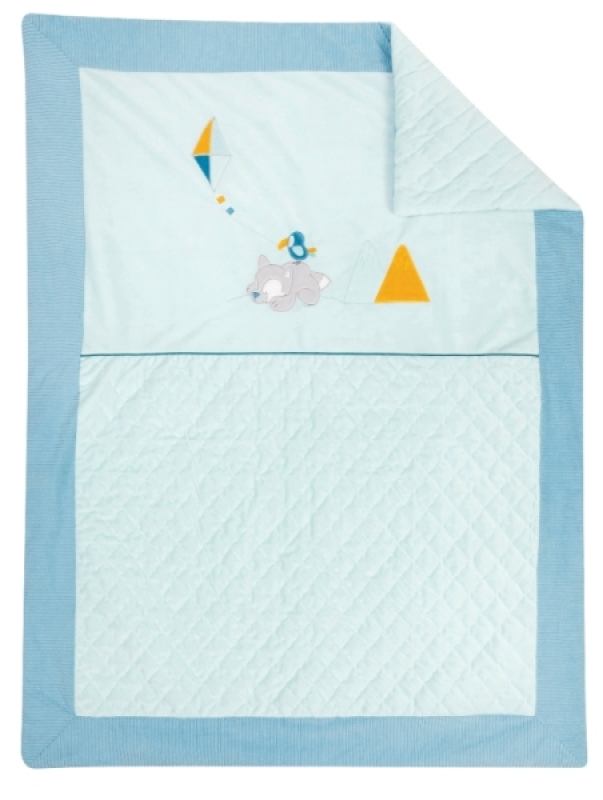 Couverture Tim et Tiloo - 100 x 135 cm Nattou Couverture Tim et Tiloo - 100 x 135 cm de chez Nattou, collection Tiloo et Tim