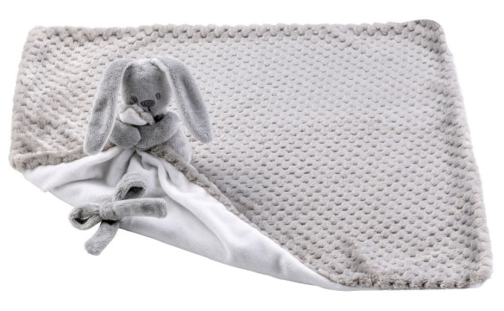 Doudou Couveture Gris Lapidou Nattou Doudou Couveture Gris Lapidou de chez Nattou, collection Lapidou