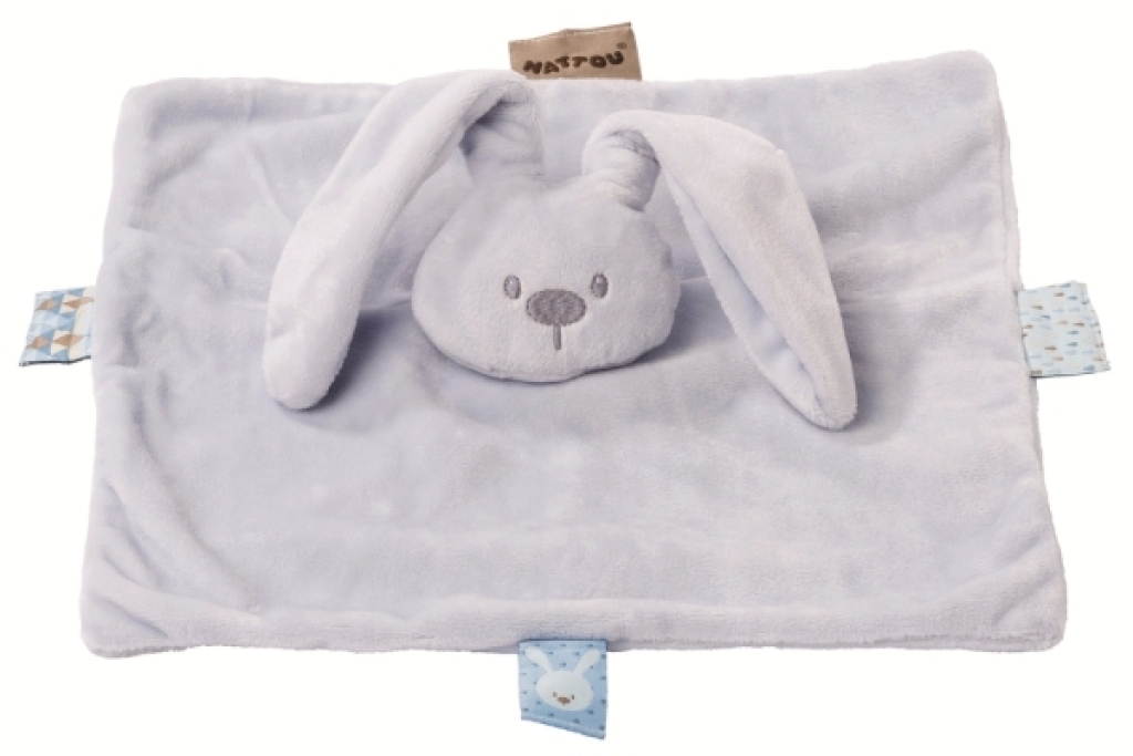 Nattou Doudou Lapin Bleu Ciel Lapidou Nattou Doudou Lapin Bleu Ciel Lapidou