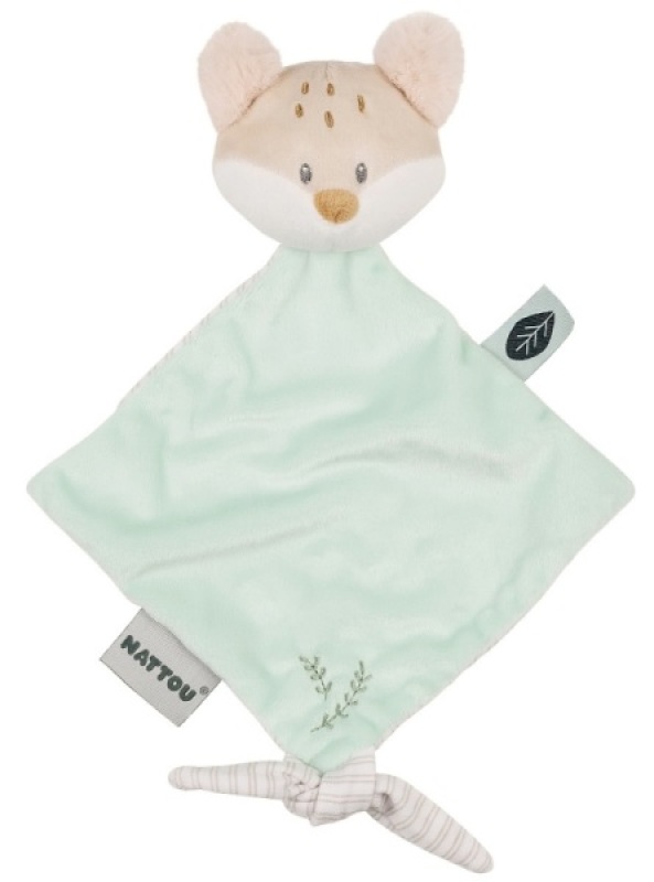 Doudou Mini Renard Flo Nattou Doudou Mini Renard Flo de chez Nattou, collection Flo Oli et Ernest
