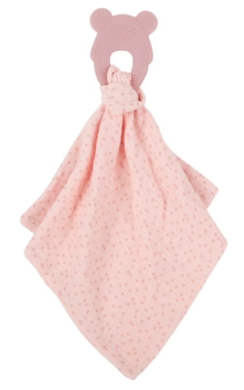 Doudou Souris Anneau Dentition Rose Nattou Doudou Souris Anneau Dentition Rose de chez Nattou, collection Silicone
