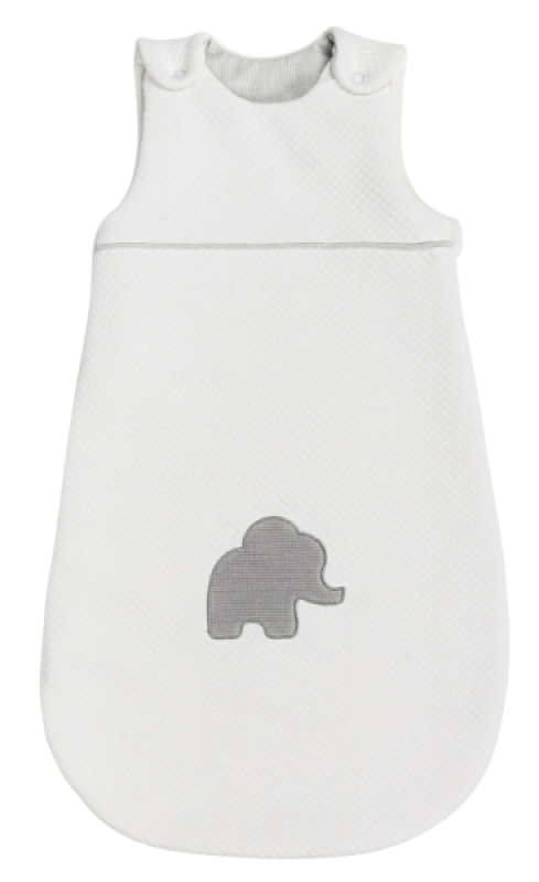 Gigoteuse Eléphant Tembo Blanc Jacquard - 70 cm Nattou Gigoteuse Eléphant Tembo Blanc Jacquard - 70 cm de chez Nattou, collection Tembo