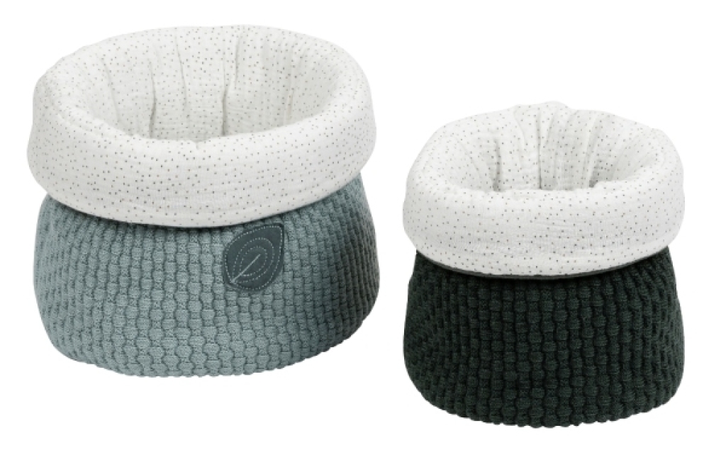 Lot de 2 Paniers De Rangement Luna et Axel Nattou Lot de 2 Paniers De Rangement Luna et Axel de chez Nattou, collection Luna et Axel