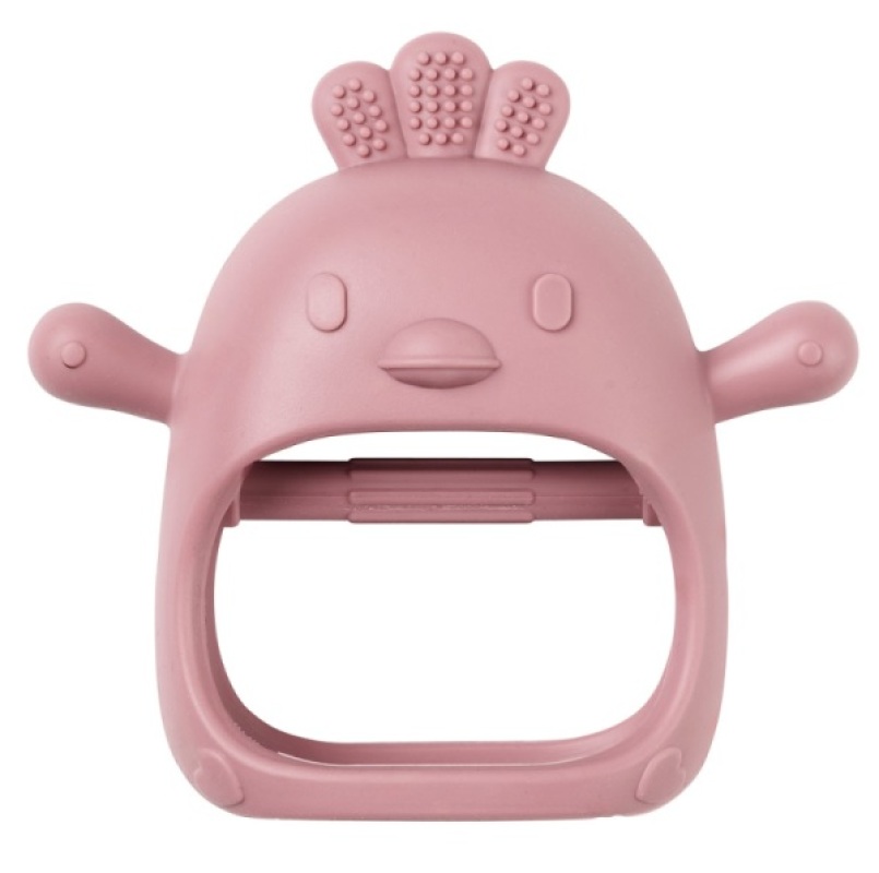 Moufle De Dentition Vieux Rose Silicone Nattou Moufle De Dentition Vieux Rose Silicone de chez Nattou, collection Silicone