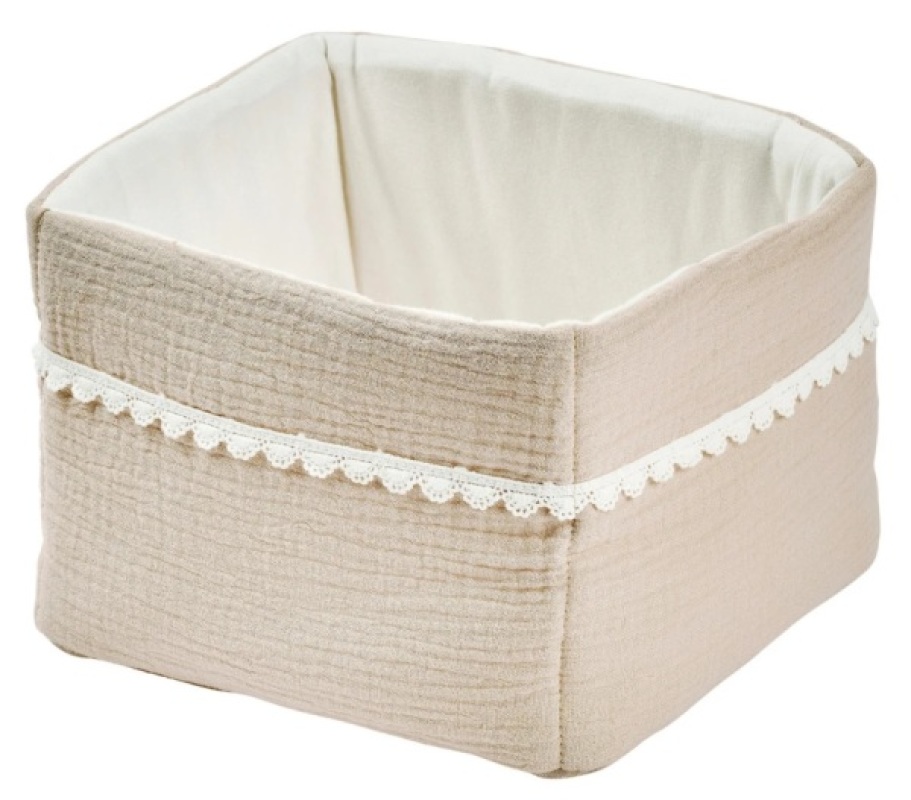 Panier De Rangement Mousseline Fanfan Nattou Panier De Rangement Mousseline Fanfan de chez Nattou, collection Fanfan