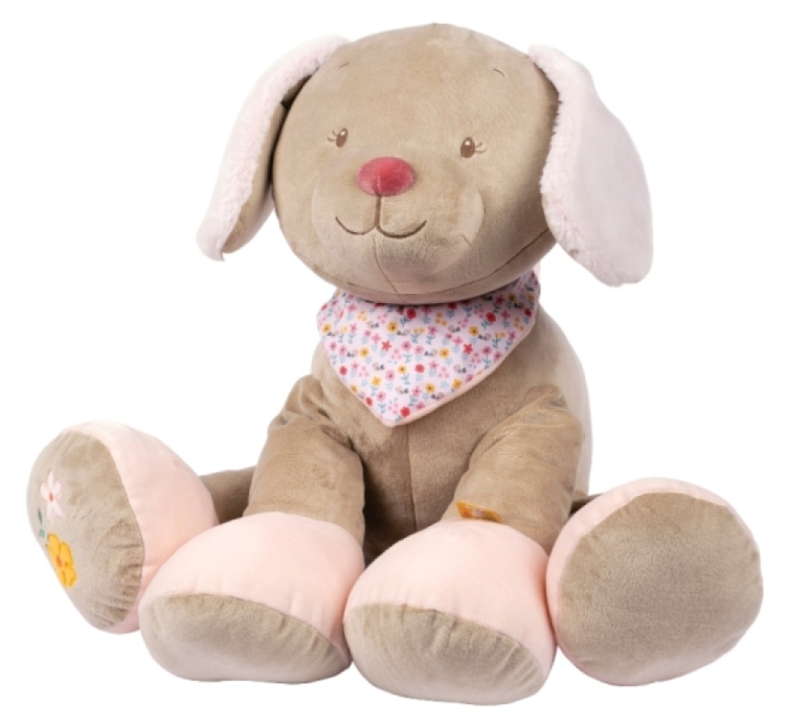 Peluche Chien Lali - 75 cm Nattou Peluche Chien Lali - 75 cm de chez Nattou, collection Iris et Lali