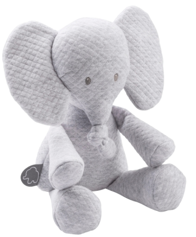 Peluche Eléphant Tembo Jacquard -32 cm Nattou Peluche Eléphant Tembo Jacquard -32 cm de chez Nattou, collection Tembo