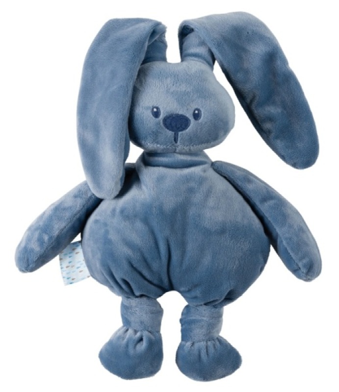 Peluche Lapin Bleu Lapidou Nattou Peluche Lapin Bleu Lapidou de chez Nattou, collection Lapidou