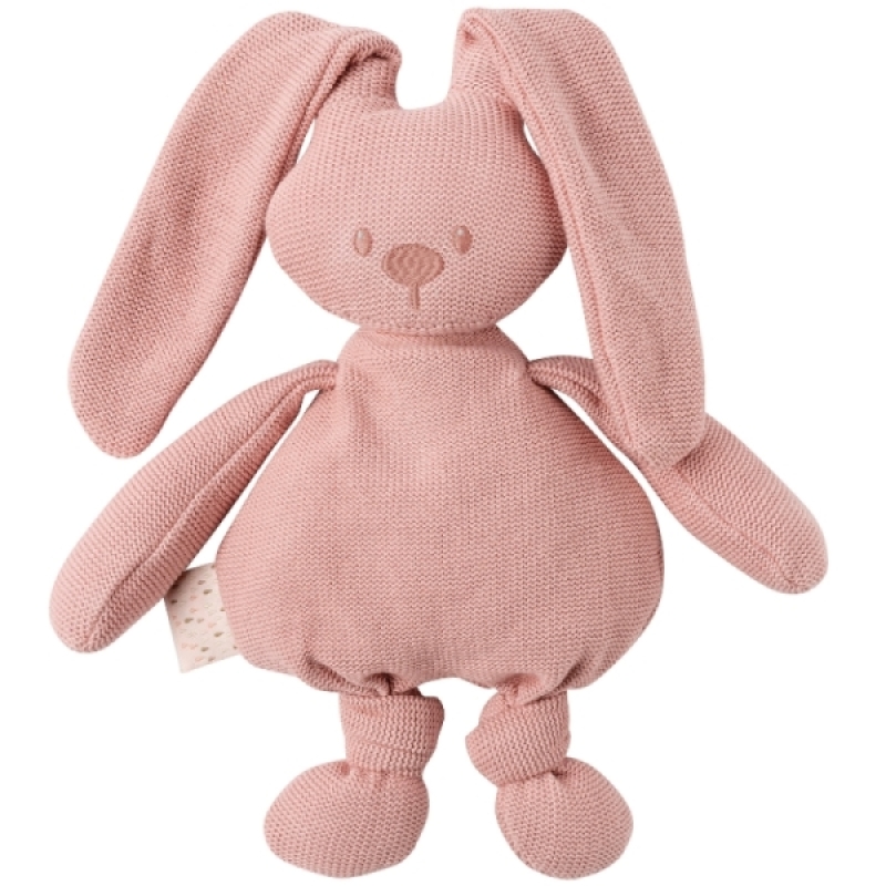 Peluche Lapin Tricot Rose Lapidou Nattou Peluche Lapin Tricot Rose Lapidou de chez Nattou, collection Lapidou