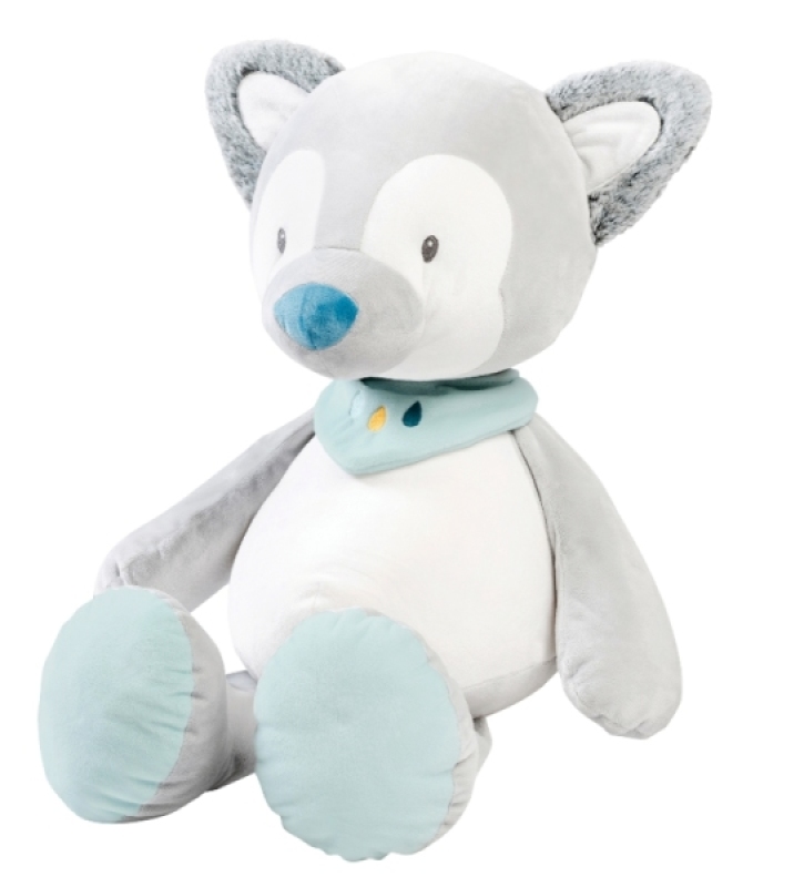 Peluche Loup Tiloo - 75 cm Nattou Peluche Loup Tiloo - 75 cm de chez Nattou, collection Tiloo et Tim