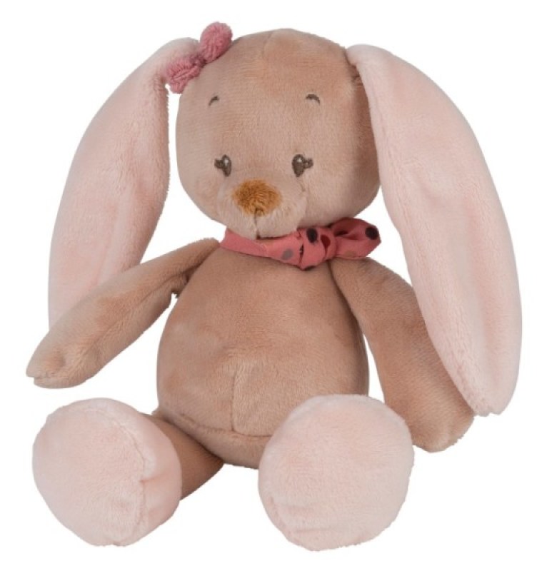Peluche Mini Lapin Pauline Nattou Peluche Mini Lapin Pauline de chez Nattou, collection Pauline et Sasha