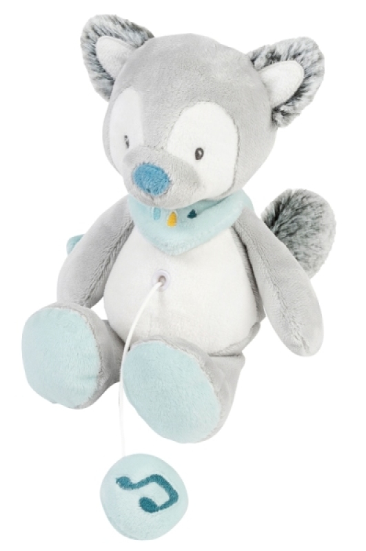Peluche Musicale Loup Tiloo Nattou Peluche Musicale Loup Tiloo de chez Nattou, collection Tiloo et Tim