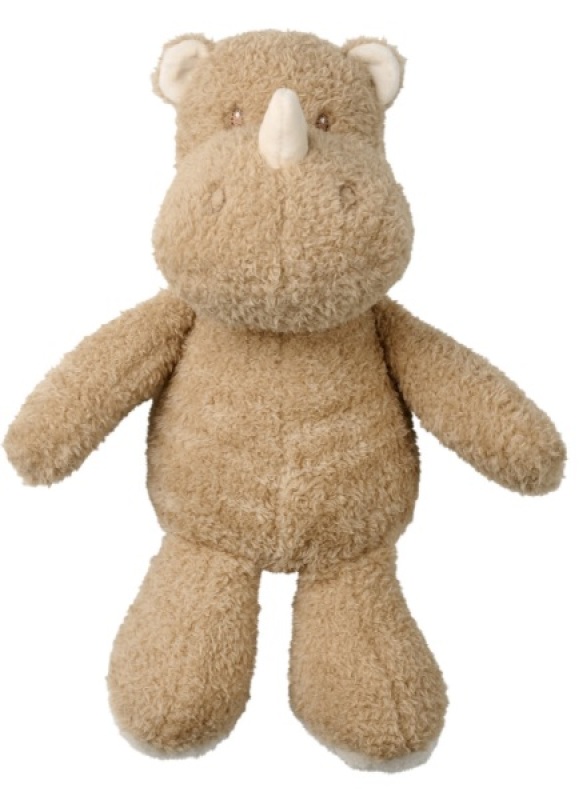 Peluche Rhinocéros Teddy Beige Nattou Peluche Rhinocéros Teddy Beige de chez Nattou, collection Teddy