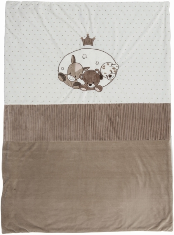 Nattou Plaid Réversible Max Noa et Tom - 100 x 135 cm Nattou Plaid Réversible Max Noa et Tom - 100 x 135 cm