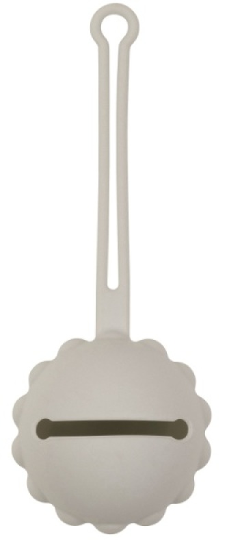 Porte Sucette Silicone Gris Clair Nattou Porte Sucette Silicone Gris Clair de chez Nattou, collection Silicone