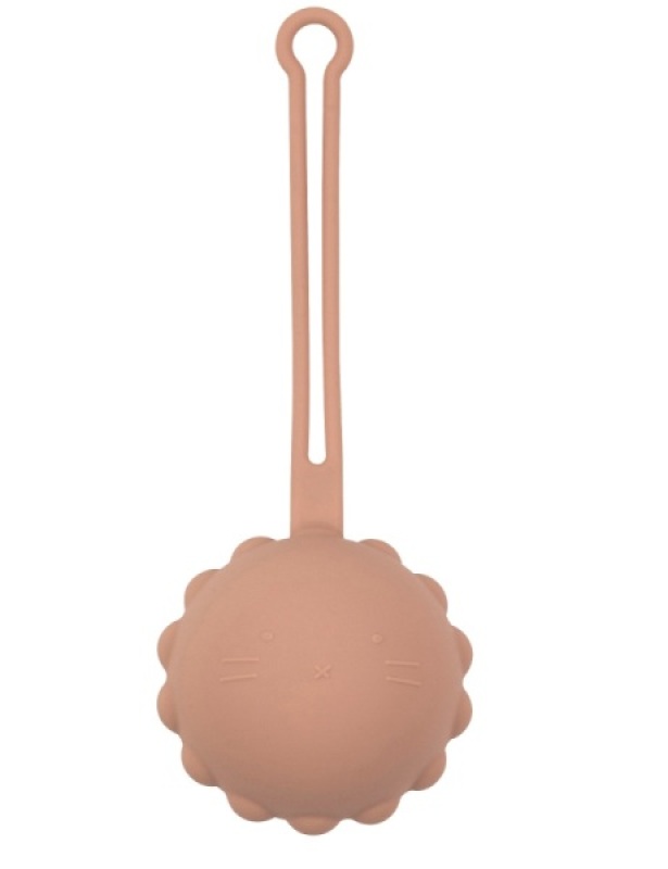 Porte Sucette Silicone Rose Nattou Porte Sucette Silicone Rose de chez Nattou, collection Silicone