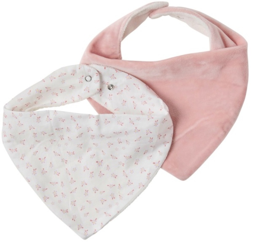 Set 2 Bavoirs Bandana Alice et Pomme Nattou Set 2 Bavoirs Bandana Alice et Pomme de chez Nattou, collection Alice et Pomme