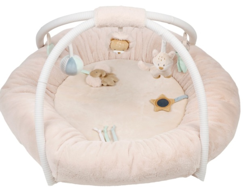 Tapis Eveil Pouf Flo Oli Et Ernest Nattou Tapis Eveil Pouf Flo Oli Et Ernest de chez Nattou, collection Flo Oli et Ernest