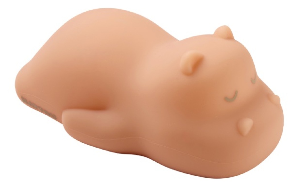 Veilleuse Hippopotame Silicone Nattou Veilleuse Hippopotame Silicone de chez Nattou, collection Silicone