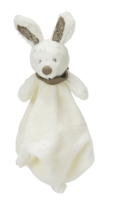 Doudou Lapin Blanc My Friend de chez Nicotoy, collection Baby Collection