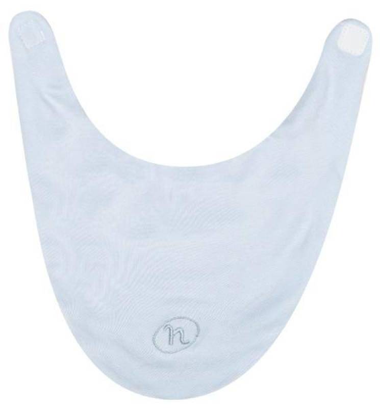 Bavoir Bandana Jersey Bleu Cocon Mix and Match Noukies Bavoir Bandana Jersey Bleu Cocon Mix and Match de chez Noukies, collection Mix and Match