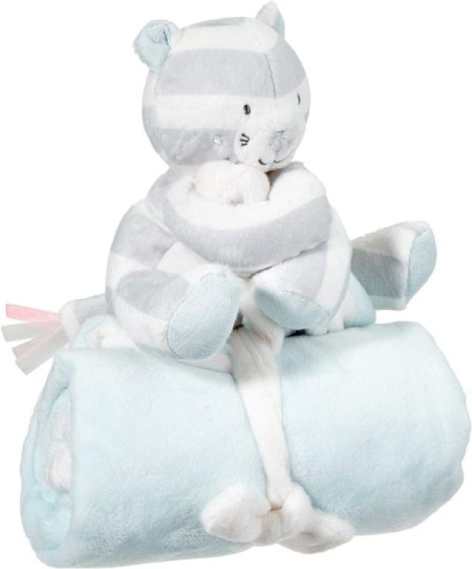 Doudou Couverture Tigre Milo Noukies Doudou Couverture Tigre Milo de chez Noukies, collection Anna et Milo