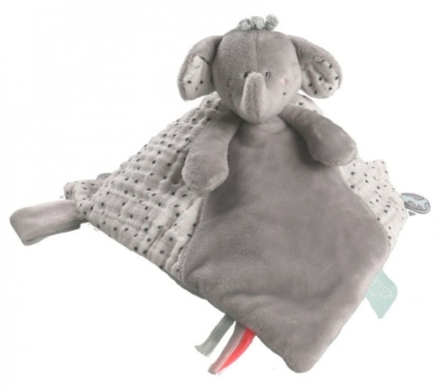 Doudou Eléphant Anna Noukies Doudou Eléphant Anna de chez Noukies, collection Anna et Milo