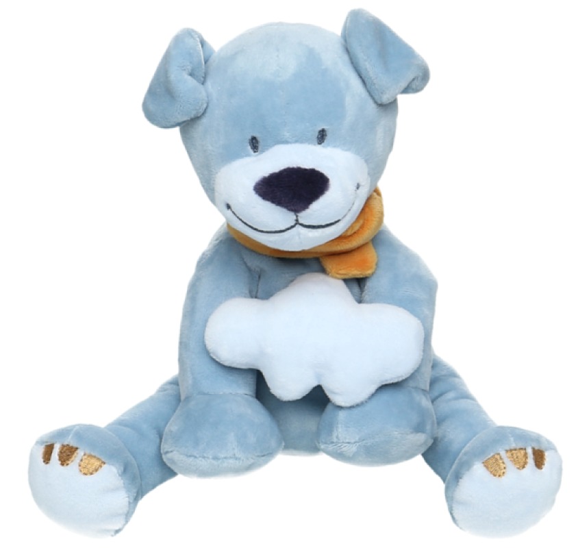 Noukies Peluche Musicale Chien Achille Noukies Peluche Musicale Chien Achille