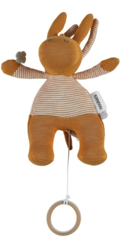 Peluche Musicale Paco Ocre Iconiques Noukies Peluche Musicale Paco Ocre Iconiques de chez Noukies, collection Iconiques