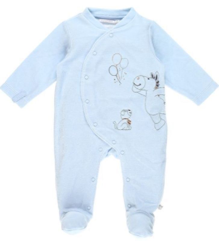 Pyjama Achille et Zebrito Bleu - Naissance Noukies Pyjama Achille et Zebrito Bleu - Naissance de chez Noukies, collection Pyjamas Garçon