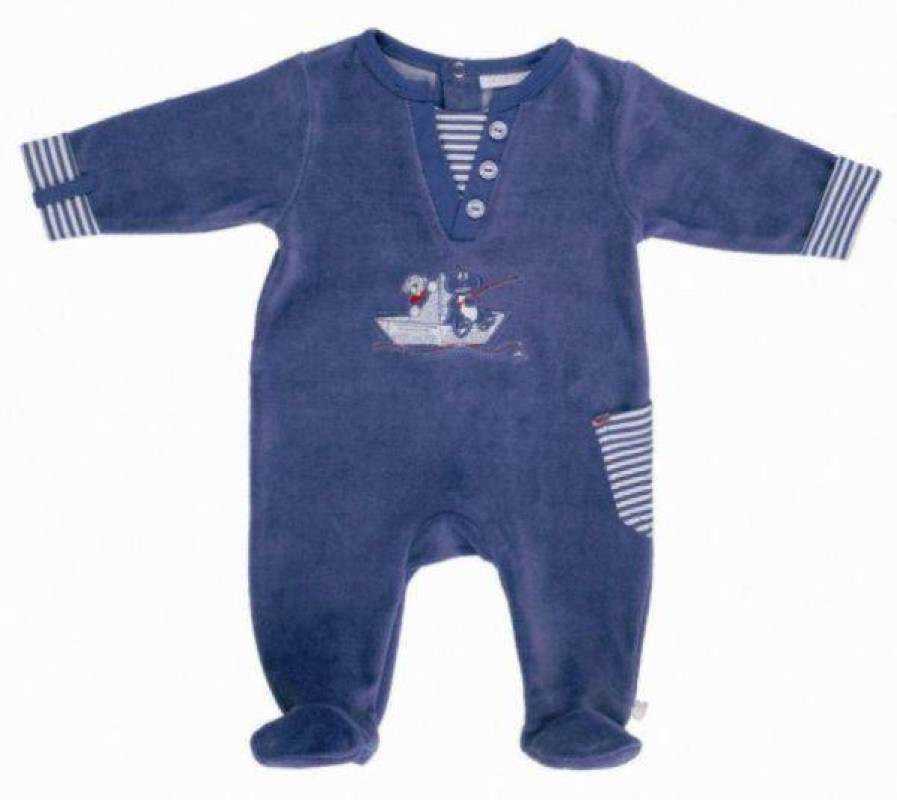 Pyjama Bleu Bill et Bono - 12 mois de chez Noukies, collection Pyjamas Garçon