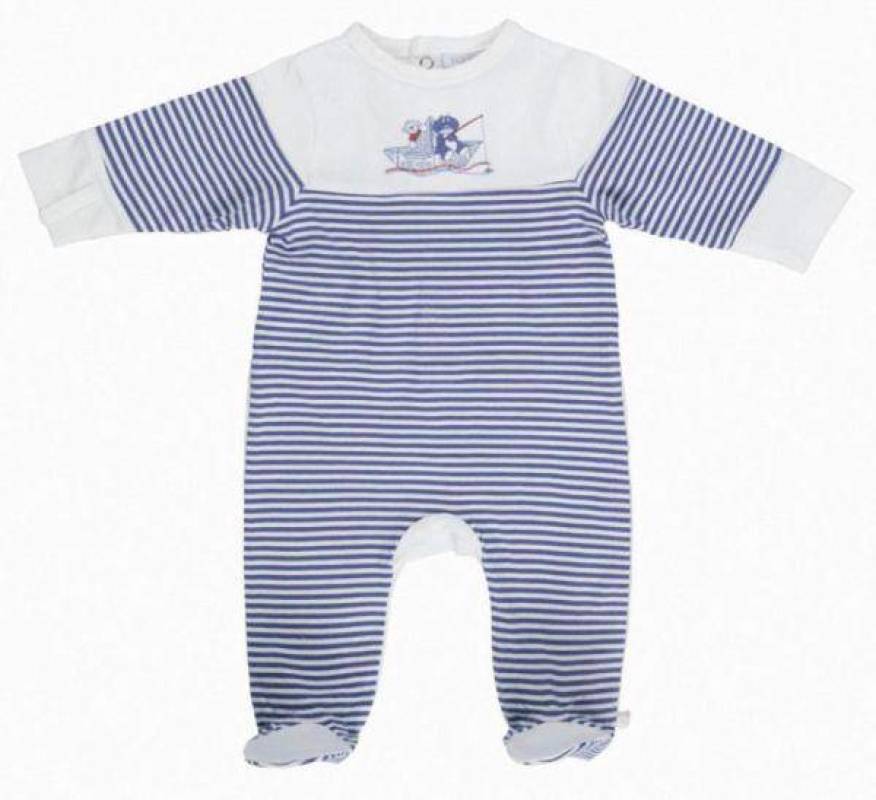 Noukies Pyjama Jersey Rayé Bill et Bono BDM Boy 9 mois Noukies Pyjama Jersey Rayé Bill et Bono BDM Boy 9 mois