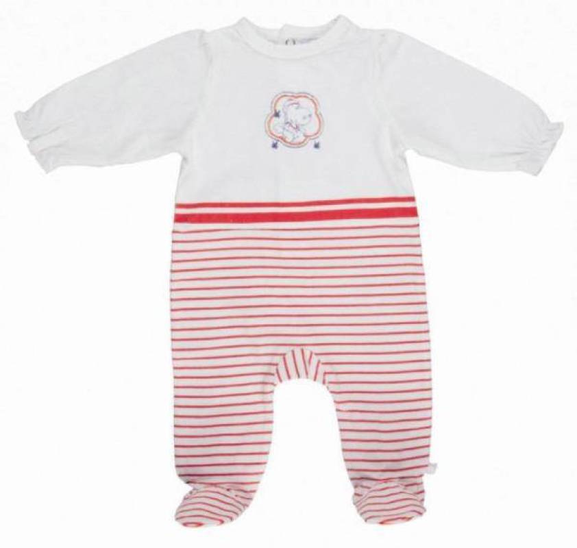 Noukies Pyjama Jersey Rayé Rouge Victoria BDM Girl 12 mois Noukies Pyjama Jersey Rayé Rouge Victoria BDM Girl 12 mois