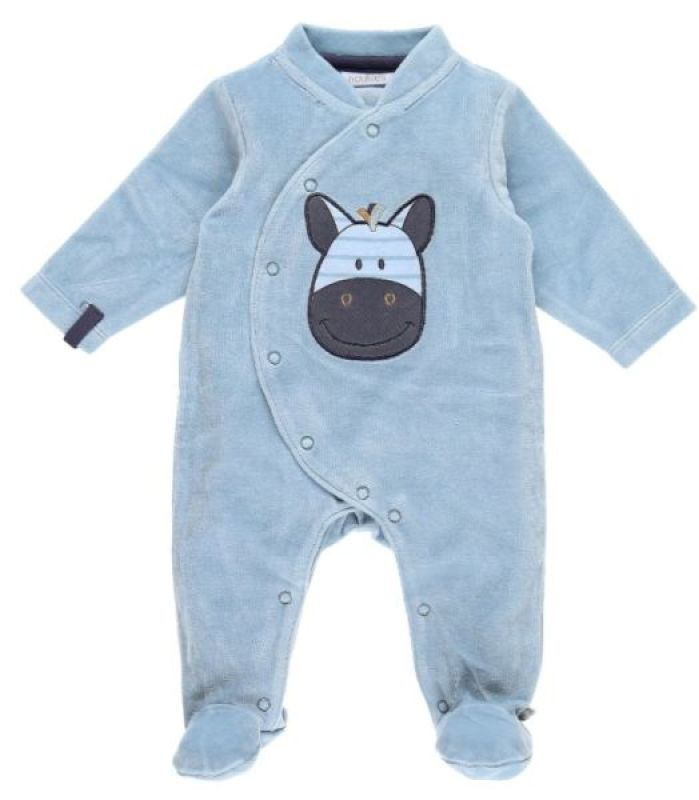 Noukies Pyjama Zèbre Zebrito Bleu Arona Noukies Pyjama Zèbre Zebrito Bleu Arona