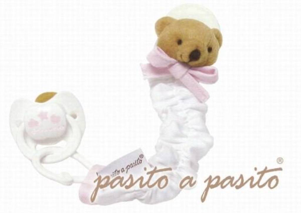 Pasito A Pasito Attache Tétine Ours Rose Pasito A Pasito Attache Tétine Ours Rose