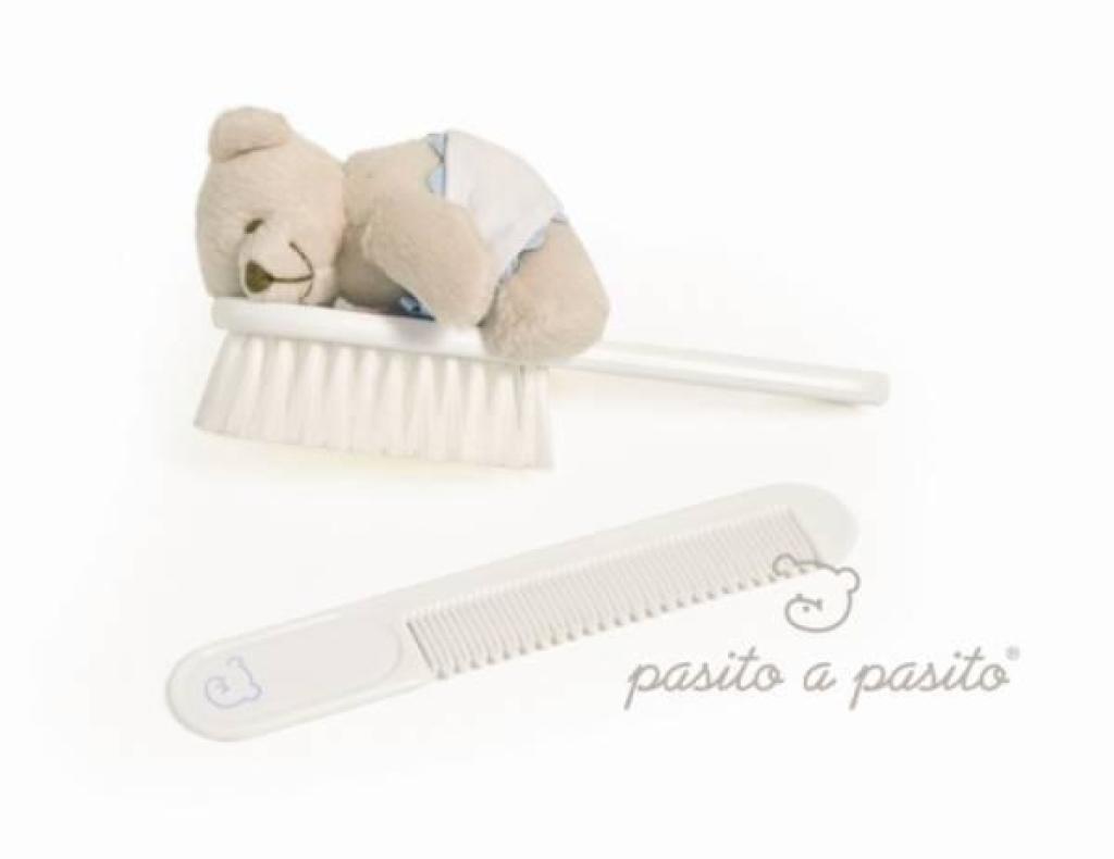 Pasito A Pasito Brosse à Cheveu Avec Ourson Bleu Pasito A Pasito Brosse à Cheveu Avec Ourson Bleu