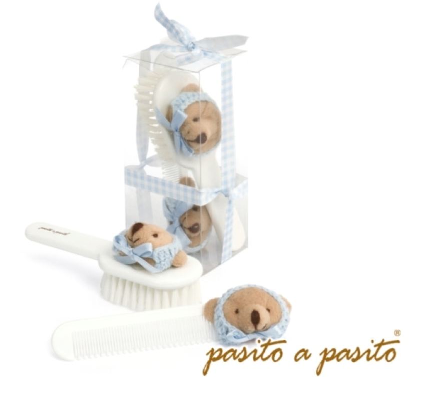 Pasito A Pasito Brosse à Cheveu Ours Bleu Pasito A Pasito Brosse à Cheveu Ours Bleu