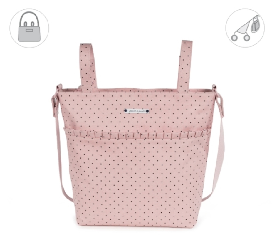 Sac Poussette Rose Triana Pasito A Pasito Sac Poussette Rose Triana de chez Pasito A Pasito, collection Triana