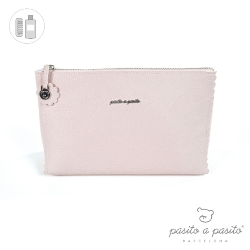 Trousse de Toilette Biscuit Rose Pasito A Pasito Trousse de Toilette Biscuit Rose de chez Pasito A Pasito, collection Biscuit