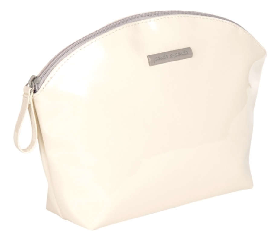 Trousse de Toilette Simili-cuir Tweed Baby Vernis Beige Pasito A Pasito Trousse de Toilette Simili-cuir Tweed Baby Vernis Beige de chez Pasito A Pasito, collection Fin de Collection Pasito