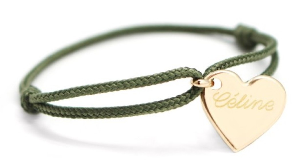 Bracelet Kids Coeur Plaqué Or Petits Trésors Bracelet Kids Coeur Plaqué Or de chez Petits Trésors, collection Bracelets Cordon