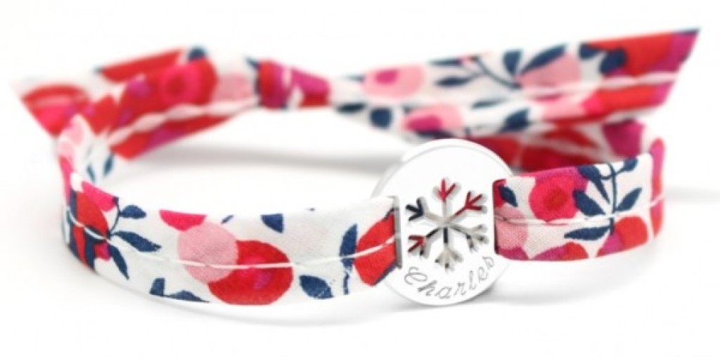 Petits Trésors Bracelet Liberty Ruban Flocon Argent Petits Trésors Bracelet Liberty Ruban Flocon Argent