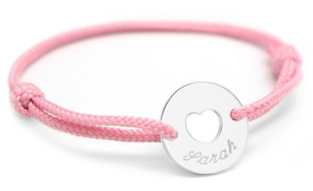 Petits Trésors Bracelet Mini Jeton Coeur Argent Petits Trésors Bracelet Mini Jeton Coeur Argent