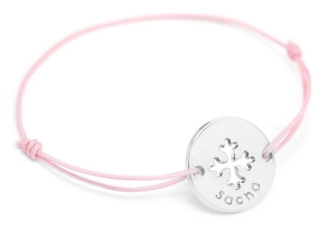 Petits Trésors Bracelet Mini Jeton Croix Occitane Argent Petits Trésors Bracelet Mini Jeton Croix Occitane Argent
