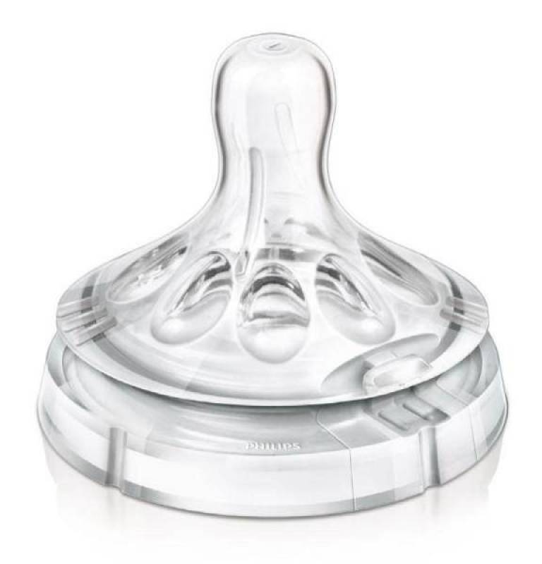 Philips Avent Lot de 2 Tétines Natural - Débit Normal Philips Avent Lot de 2 Tétines Natural - Débit Normal