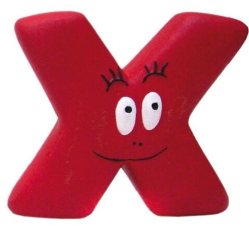 Figurine Lettre X Barbidur Plastoy Figurine Lettre X Barbidur de chez Plastoy, collection Les Barbapapa