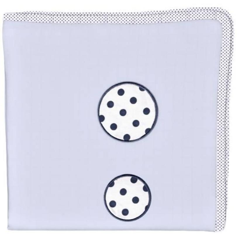 Lange Gris Vintage Pois Marine Red Castle Lange Gris Vintage Pois Marine de chez Red Castle, collection Fine Vintage