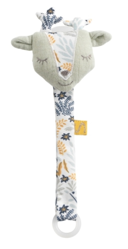 Attache Tétine Cerf Promenons nous Sauthon Attache Tétine Cerf Promenons nous de chez Sauthon, collection Promenons Nous